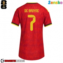 Ženske Nogometnih dresov Belgija Kevin De Bruyne #7 Domači SP 2026 Kratki rokavi
